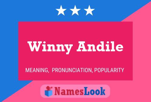 Póster del nombre Winny Andile