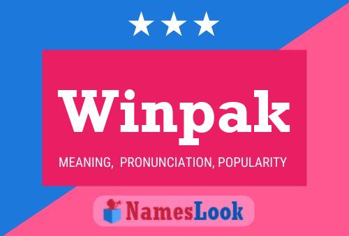 Póster del nombre Winpak