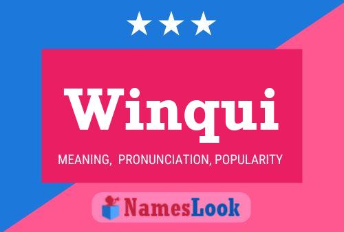 Póster del nombre Winqui