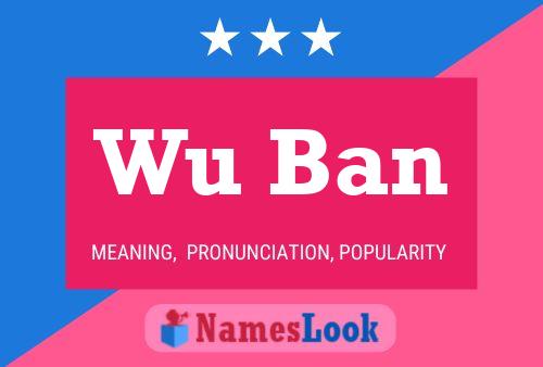 Póster del nombre Wu Ban