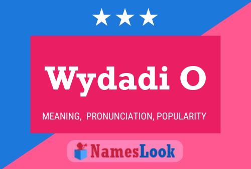 Póster del nombre Wydadi O