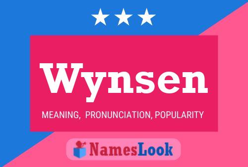 Póster del nombre Wynsen