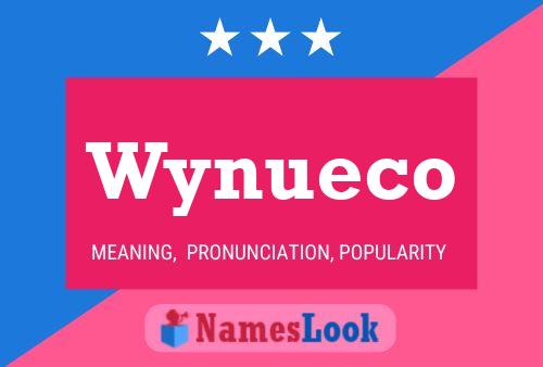 Póster del nombre Wynueco