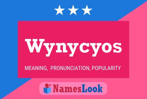 Póster del nombre Wynycyos