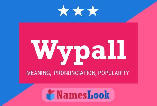 Póster del nombre Wypall