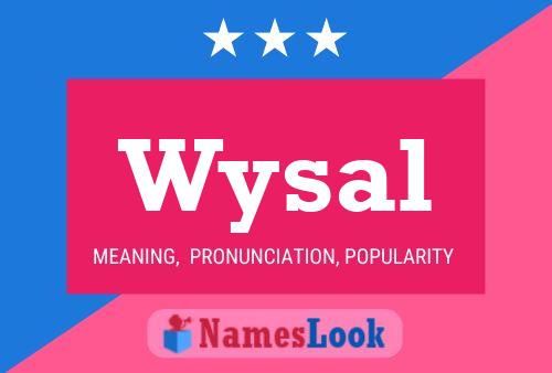 Póster del nombre Wysal