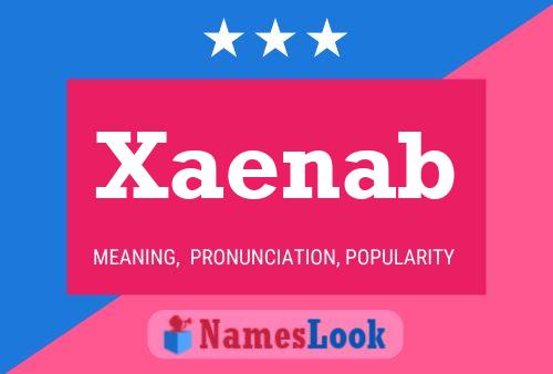 Póster del nombre Xaenab