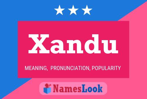 Póster del nombre Xandu