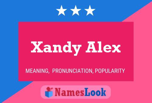 Póster del nombre Xandy Alex