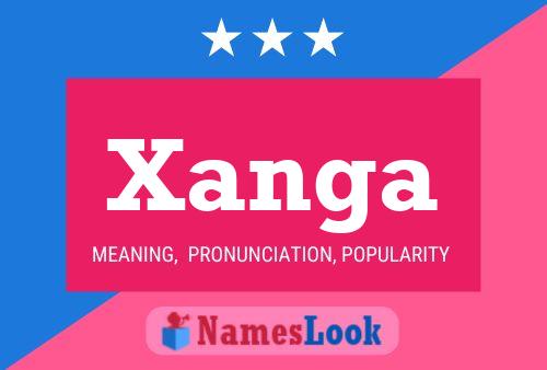 Póster del nombre Xanga