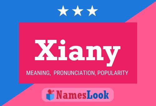 Póster del nombre Xiany