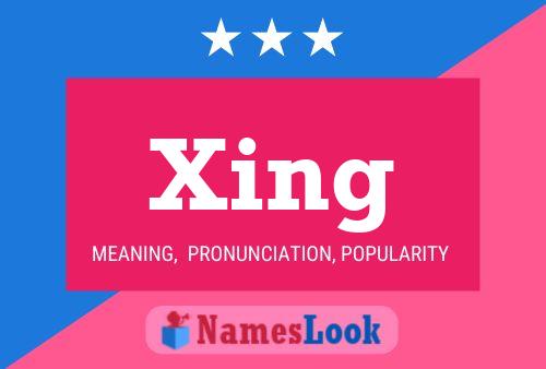 Póster del nombre Xing