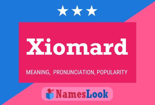 Póster del nombre Xiomard