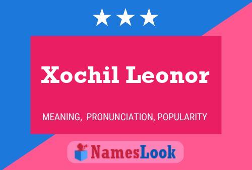 Póster del nombre Xochil Leonor