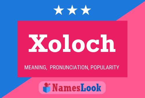 Póster del nombre Xoloch