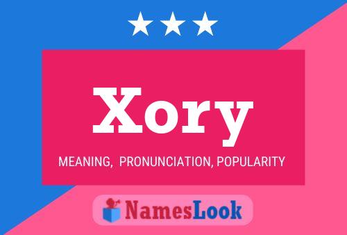 Póster del nombre Xory