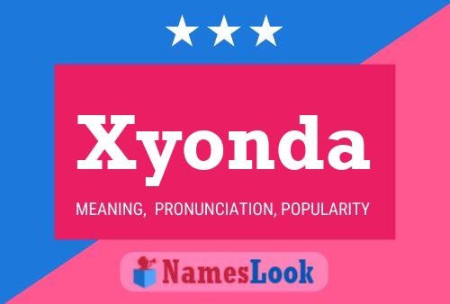 Póster del nombre Xyonda