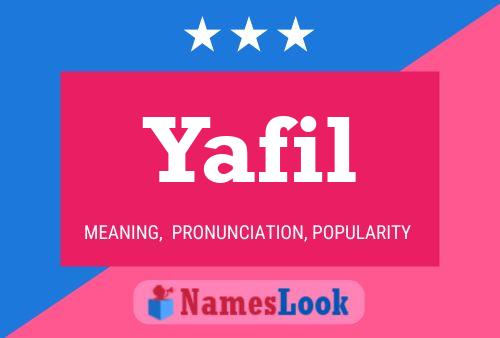 Póster del nombre Yafil