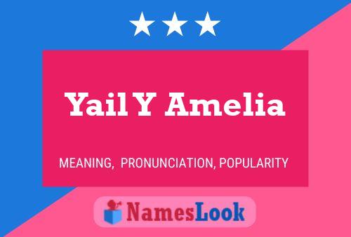 Póster del nombre Yail Y Amelia