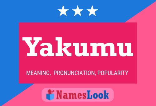 Póster del nombre Yakumu