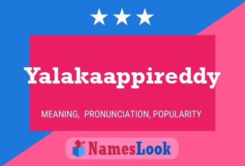 Póster del nombre Yalakaappireddy