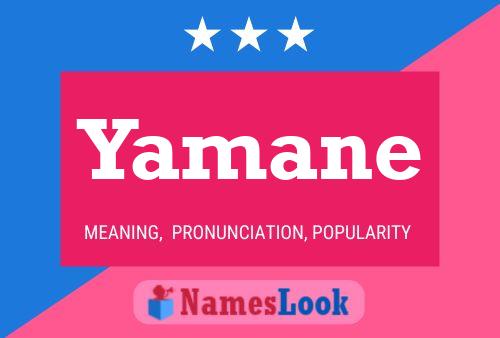 Póster del nombre Yamane