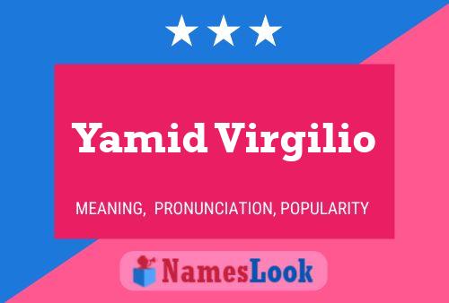 Póster del nombre Yamid Virgilio