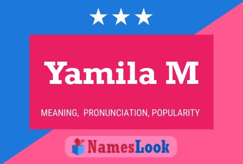 Póster del nombre Yamila M