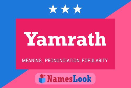 Póster del nombre Yamrath