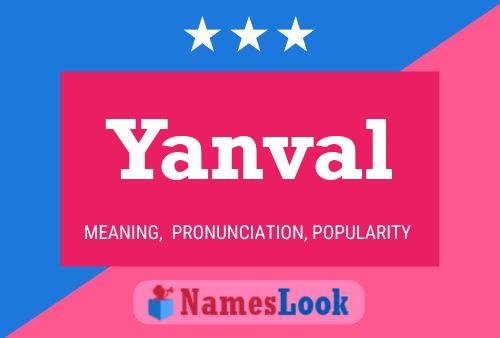 Póster del nombre Yanval