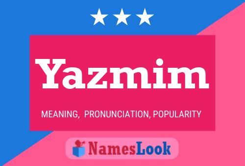 Póster del nombre Yazmim