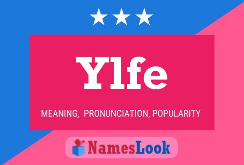 Póster del nombre Ylfe