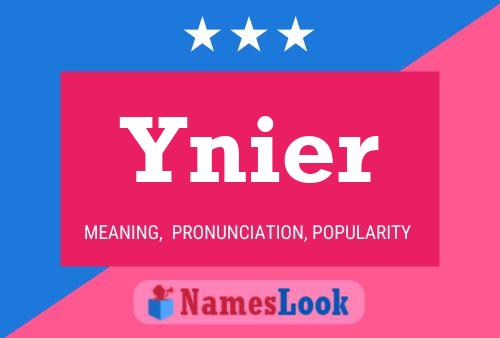 Póster del nombre Ynier