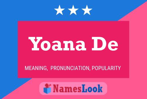 Póster del nombre Yoana De