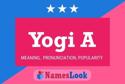 Póster del nombre Yogi A