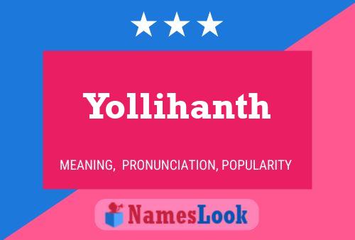 Póster del nombre Yollihanth