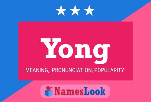 Póster del nombre Yong