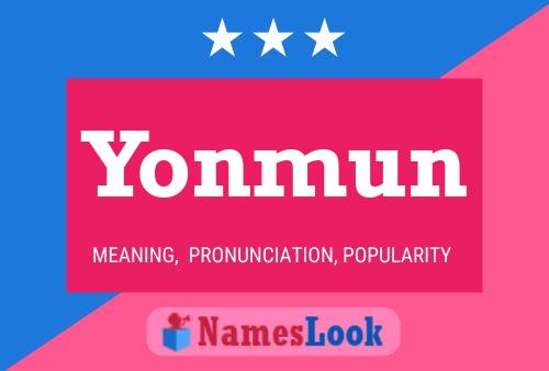 Póster del nombre Yonmun