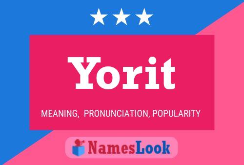 Póster del nombre Yorit