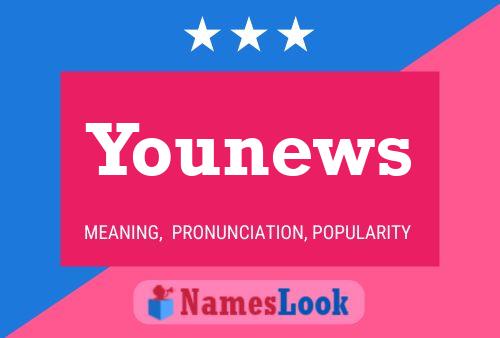 Póster del nombre Younews