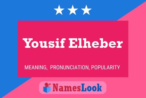 Póster del nombre Yousif Elheber