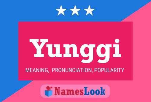 Póster del nombre Yunggi