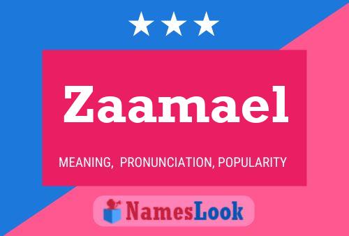 Póster del nombre Zaamael