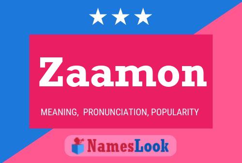 Póster del nombre Zaamon