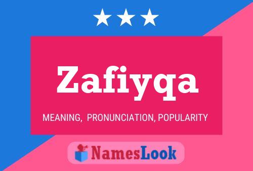 Póster del nombre Zafiyqa