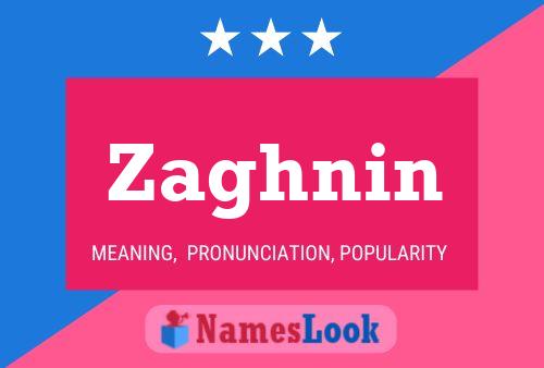 Póster del nombre Zaghnin