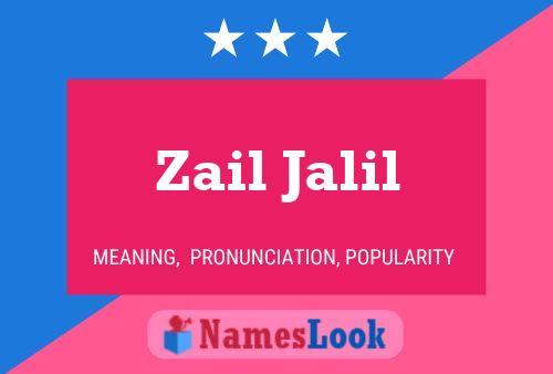 Póster del nombre Zail Jalil