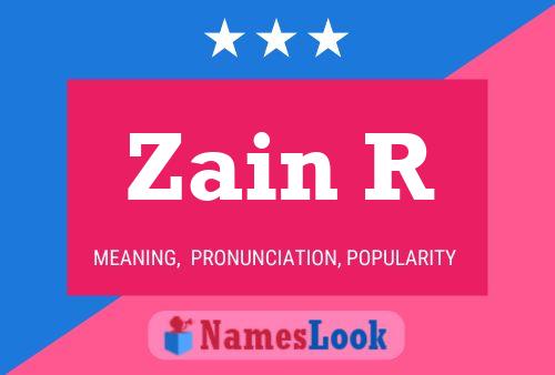 Póster del nombre Zain R