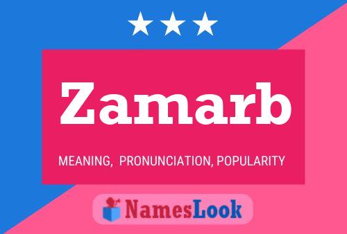 Póster del nombre Zamarb