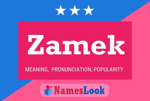 Póster del nombre Zamek